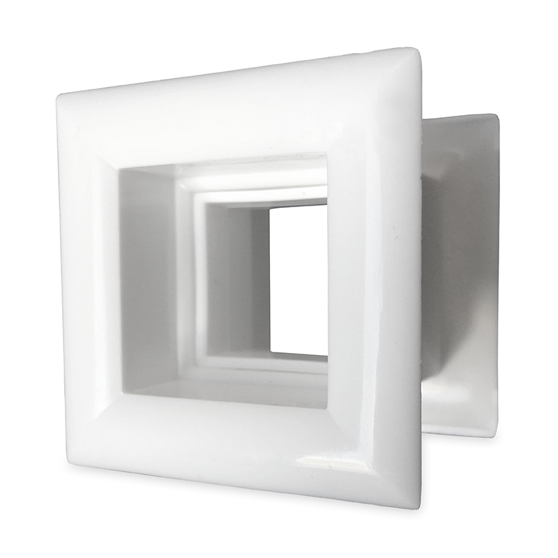 Deurroosters kunststof vierkant