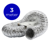 Flexibele ventilatieslang ongeïsoleerd | aluminium | diameter 125mm | lengte 3 meterthumbnail