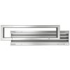 Deurrooster aluminium LxH 300 x 100mm (binnen- en buitendeur) (G34-3010AA)thumbnail