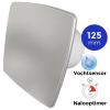 Pro-Design badkamerventilator - TIMER + VOCHTSENSOR (KW125H) - Ø 125mm - RVS *Bold-Line*thumbnail