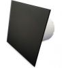 Pro-Design badkamer/toilet ventilator - STANDAARD (KW125) - Ø125mm - vlak GLAS - mat zwartthumbnail