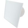 Pro-Design badkamerventilator - TIMER + VOCHTSENSOR (KW100H) - Ø 100mm - vlak GLAS - mat witthumbnail