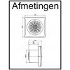 S&P badkamerventilator | SILENT200CHZ | diameter 120 mm | met timer en vochtsensorthumbnail