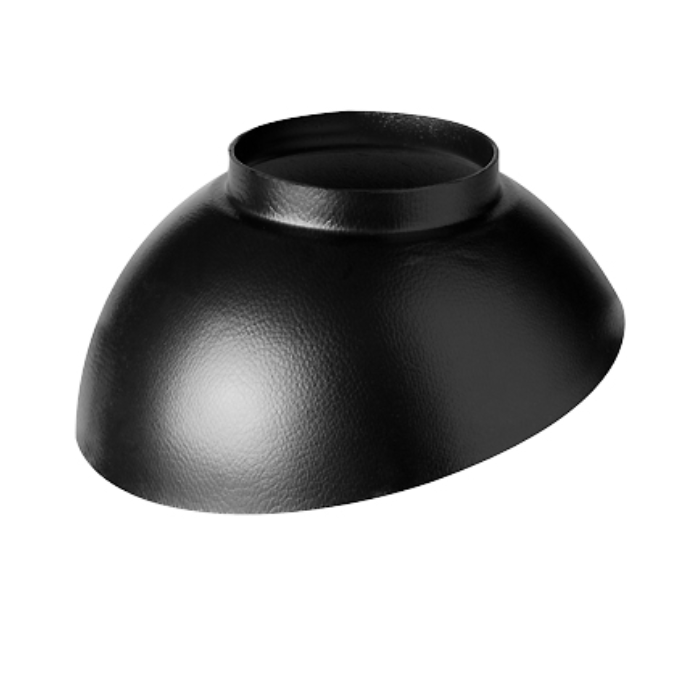 Schaal 166 zwart voor vlak-hellend dak 5 - 15 graden (0544171)