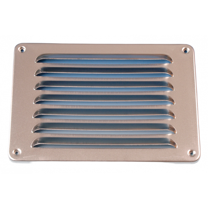 Aluminium schoepenrooster opbouw 215 x 150mm - ALU (1-2115A)