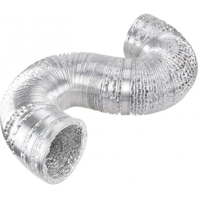 Flexibele ventilatieslang ongeïsoleerd | aluminium | diameter 200mm | lengte 3 meter
