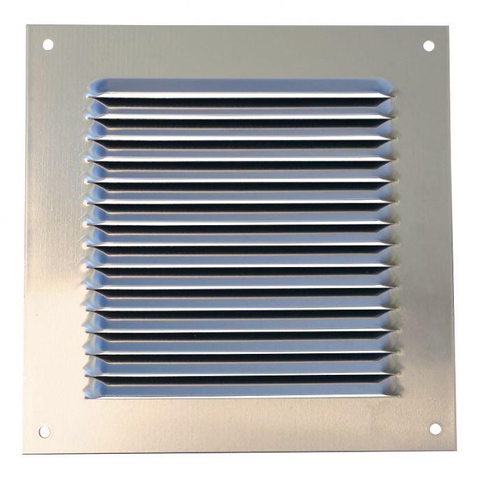 Buitenluchtrooster aluminium 200 x 200mm (1L-2020A)