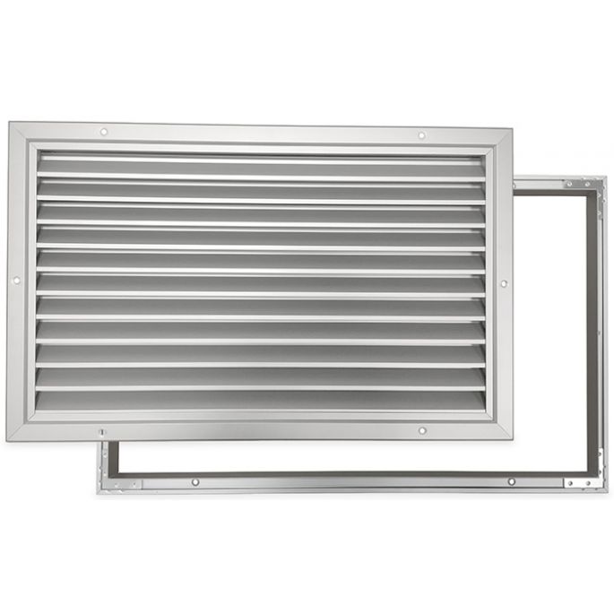 Deurrooster aluminium LxH 500 x 300mm (binnen- en buitendeur) (G34-5030AA)