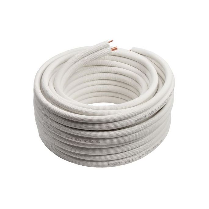 Leidingset duo | SAE-flare wartels | 1/4 en 3/8 inch | lengte 5 meter