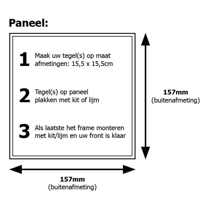Pro-Design badkamer/toilet ventilator - MET TIMER (KW100T) - Ø100mm - Tegelfront