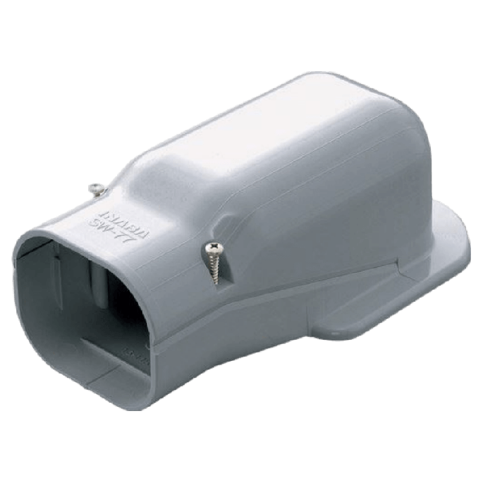 Airco muur afdekkap | grijs