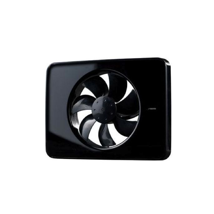 Nedco badkamerventilator Fresh Intellivent design 2.0 | zwart