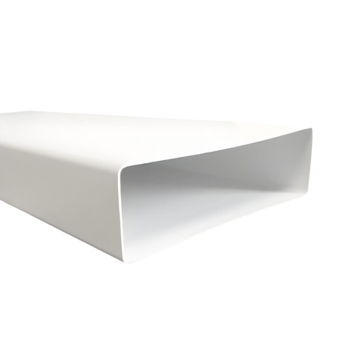 Kunststof rechthoekig kanaal 204 x 60mm (lengte 90cm)