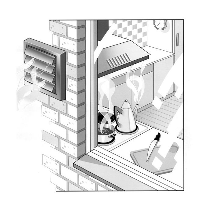 Overdrukrooster opbouw | 255 x 155mm | aluminium naturel geanodiseerd