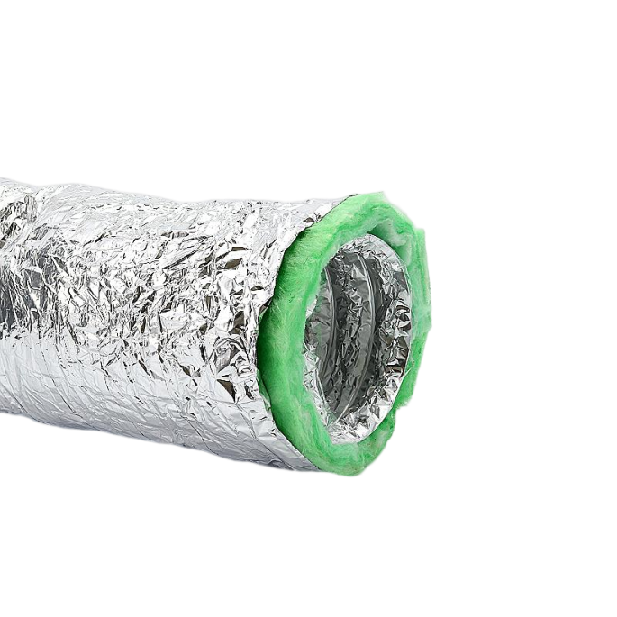 Geïsoleerde flexibele ventilatieslang | diameter 180mm | aluminium | lengte 6 meter