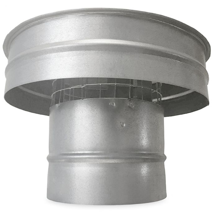 Regenhoed met extra regenbescherming & gaas Ø 250mm