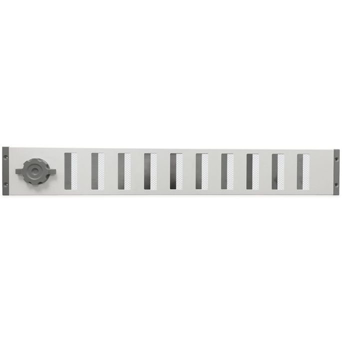 Aluminium afsluitbaar schuifrooster opbouw 650 x 90mm - WIT (3-6509W)