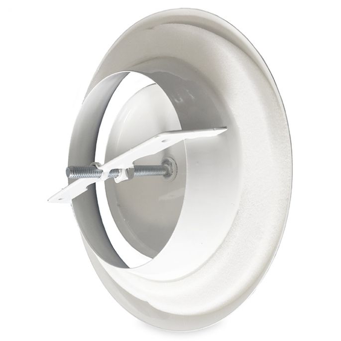 Luchtventiel | afvoer | diameter 100 mm | met bus | wit