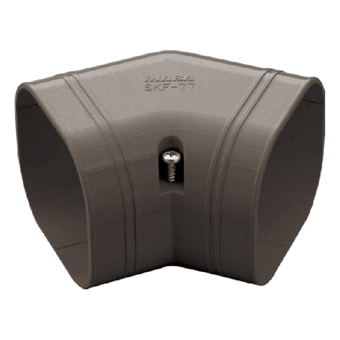 Airco vlakke bocht 45° | bruin