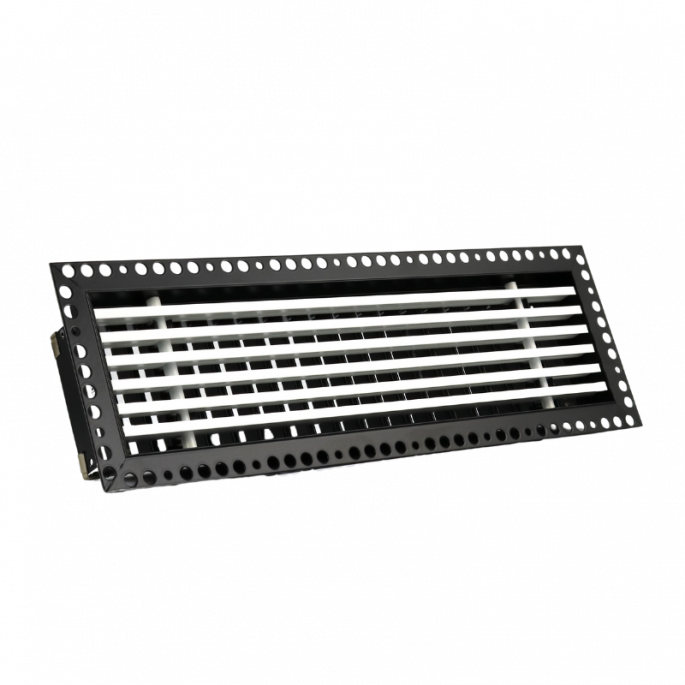 Instucbaar frameloos wandrooster - 300x100mm