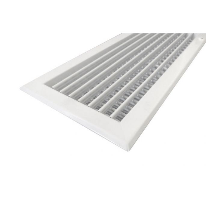 Wandrooster VTA-8110D (INBOUW) staal - 500x100mm – met dubbele instelbare schoepen