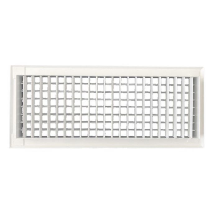 Wandrooster VTA-8110D (INBOUW) staal - 500x100mm – met dubbele instelbare schoepen