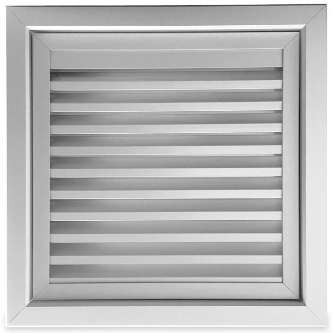 Whirlpool rooster voor gatmaat (BxH) 250 x 250mm - aluminium - uitneembaar binnenwerk