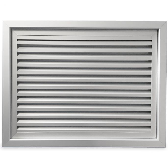 Whirlpool rooster voor gatmaat (BxH) 400 x 300mm - aluminium - uitneembaar binnenwerk