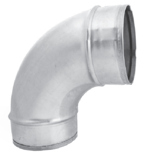 Bocht 90° | diameter 160 mm | geperst