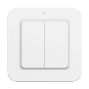 Draadloze wandschakelaar enkelvoudig/dubbel - opbouw - t.b.v. Pro-Remote