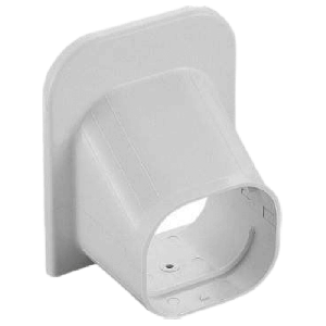 Airco wandplafond eindstuk | wit