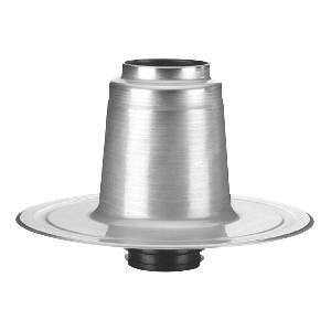 Dubbelwandige plakplaat Ø110/125mm