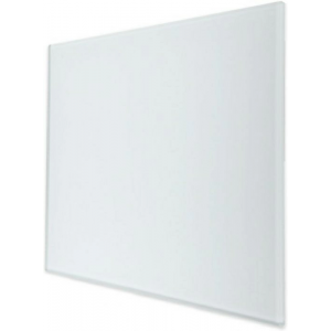 Design rooster | afvoer | diameter 100 mm | vlak glas | mat wit