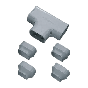 Airco t-stuk | grijs