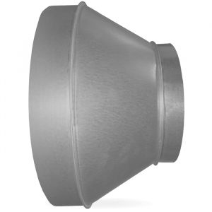 Verloopstuk voor spirobuis van Ø 400mm naar Ø 250mm