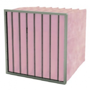 Zakkenfilter | 288 x 592 x 600 mm | 4 zakken | glasvezelmedium | F7